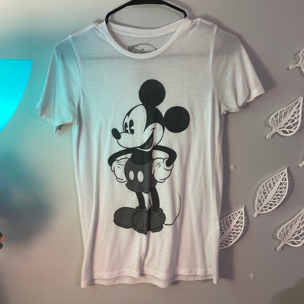 Disney black and white Mickey shirt